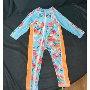 BesserBay Infant Girls Full Body Sun Protective Rash Guard One Piece Size 0-6 Mo
